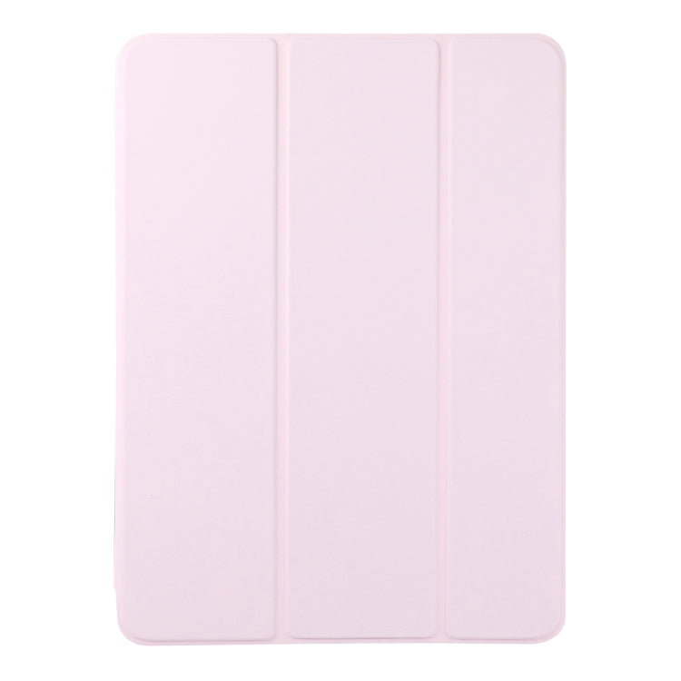 Horizontal Flip Ultra-thin Non-buckle Magnetic PU Leather Tablet Case With Three-folding Holder & Sleep / Wake-up Function For iPad Pro 11 inch (2020) / Pro 11 2018 / Air 2020 10.9(Pink) - iPad Pro 11 (2020) Cases by buy2fix | Online Shopping UK | buy2fix