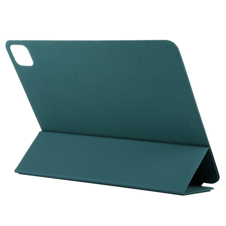 Horizontal Flip Ultra-thin Non-buckle Magnetic PU Leather Tablet Case With Three-folding Holder & Sleep / Wake-up Function For iPad Pro 11 inch (2020) / Pro 11 2018 / Air 2020 10.9(Dark Green) - iPad Pro 11 (2020) Cases by buy2fix | Online Shopping UK | buy2fix