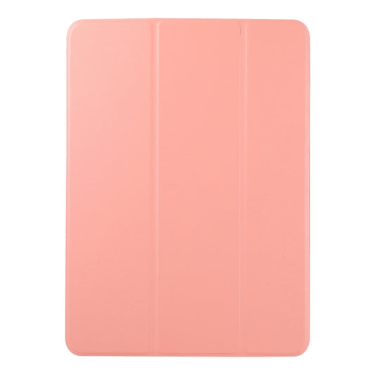 For iPad Air 13 2024 / Pro 12.9 2020 Non-buckle Double-sided Magnetic Flip Leather Tablet Case With Holder & Sleep / Wake-up Function(Orange) - iPad Pro 12.9 (2020) Cases by buy2fix | Online Shopping UK | buy2fix