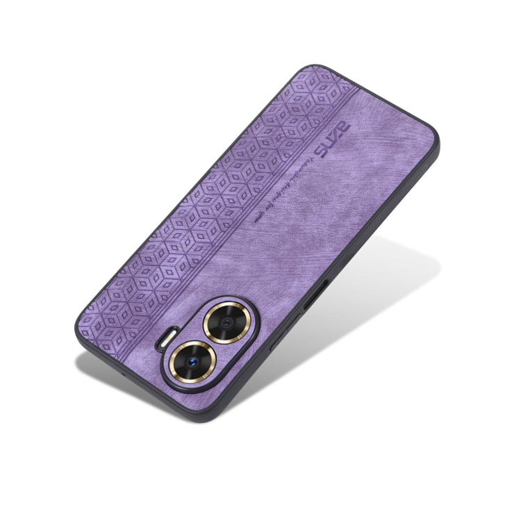 For Huawei Enjoy 60 AZNS 3D Embossed Skin Feel Phone Case(Purple) - Huawei Cases by AZNS | Online Shopping UK | buy2fix
