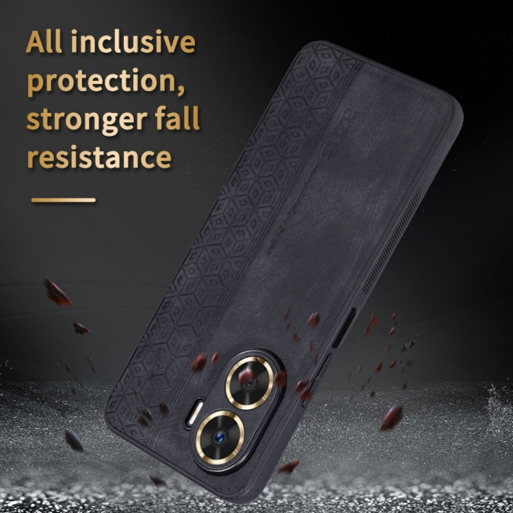 For Huawei Enjoy 60 AZNS 3D Embossed Skin Feel Phone Case(Purple) - Huawei Cases by AZNS | Online Shopping UK | buy2fix