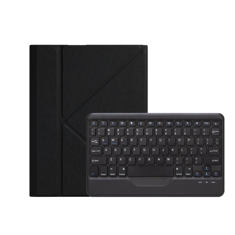 For iPad 2025 / 2022 B10 Triangle Holder Tablet Bluetooth Keyboard Leather Case(Black) - Universal by buy2fix | Online Shopping UK | buy2fix