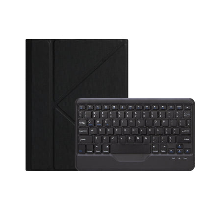 For iPad 2025 / 2022 B10 Triangle Holder Tablet Bluetooth Keyboard Leather Case(Black) - Universal by buy2fix | Online Shopping UK | buy2fix