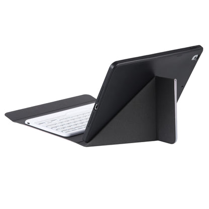For iPad 2025 / 2022 B10S Triangle Holder Three-color Backlight Bluetooth Keyboard Leather Case(Blue Pink) - Universal by buy2fix | Online Shopping UK | buy2fix