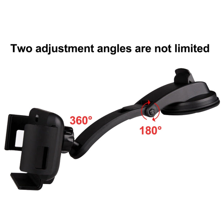 For Samsung Galaxy Z Fold4 / 3 S1 Pro Car Horizontal Navigation Phone Holder Wireless Charger(Black) by buy2fix