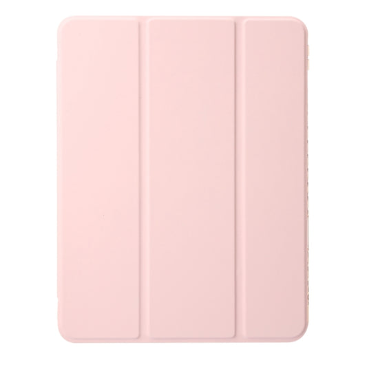 Clear Acrylic Leather Tablet Case For iPad Air 13 2025 / 2024 / Pro 12.9 2022/ 2021 / 2020 / 2018(Pink) - iPad Pro 12.9 (2022/2021) Cases by buy2fix | Online Shopping UK | buy2fix
