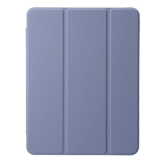 Clear Acrylic Leather Tablet Case For iPad Air 13 2025 / 2024 / Pro 12.9 2022/ 2021 / 2020 / 2018(Lavender) - iPad Pro 12.9 (2022/2021) Cases by buy2fix | Online Shopping UK | buy2fix