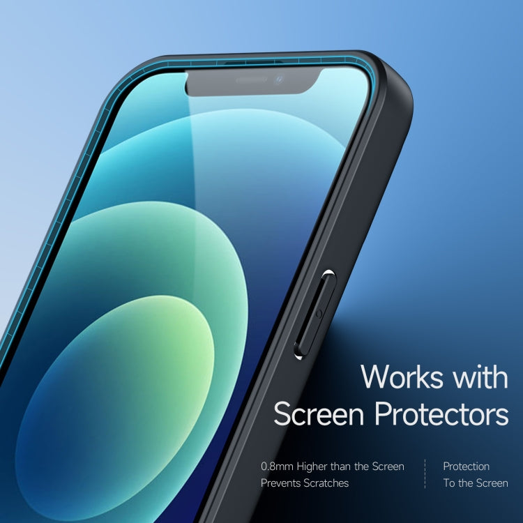 For iPhone 12 DUX DUCIS Aimo Series Frosted Feel Phone Case(Black) by DUX DUCIS