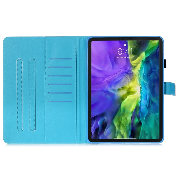For iPad Pro 11 (2020) 3D Colored Drawing Horizontal Flip Leather Tablet Case, with Sleep / Wake-up Function & Holder & Card Slo & Wallet(35 Tower) - iPad Pro 11 (2020) Cases by buy2fix | Online Shopping UK | buy2fix