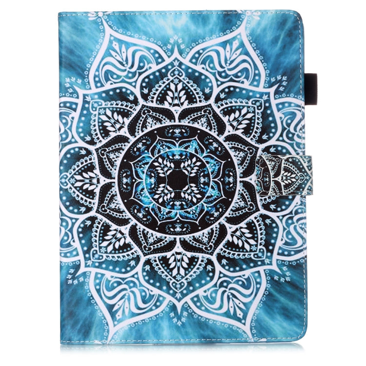 For iPad Pro 11 (2020) Plain Weave Texture Colored Drawing Horizontal Flip Leather Tablet Case, with Sleep / Wake-up Function & Holder & Card Slo & Wallet(Mandala) - iPad Pro 11 (2020) Cases by buy2fix | Online Shopping UK | buy2fix