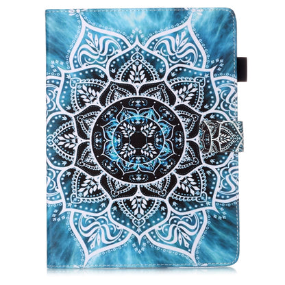 For iPad Pro 11 (2020) Plain Weave Texture Colored Drawing Horizontal Flip Leather Tablet Case, with Sleep / Wake-up Function & Holder & Card Slo & Wallet(Mandala) - iPad Pro 11 (2020) Cases by buy2fix | Online Shopping UK | buy2fix