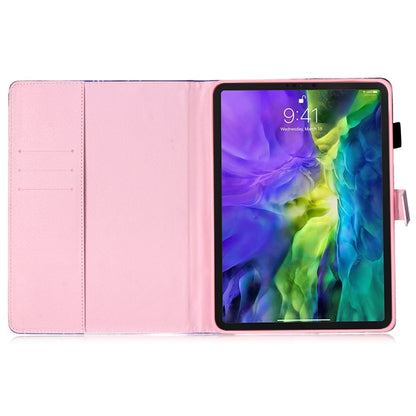 For iPad Pro 11 (2020) Plain Weave Texture Colored Drawing Horizontal Flip Leather Tablet Case, with Sleep / Wake-up Function & Holder & Card Slo & Wallet(Baby Panda) - iPad Pro 11 (2020) Cases by buy2fix | Online Shopping UK | buy2fix