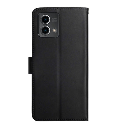 For Motorola Moto G Stylus 5G 2023 Genuine Leather Fingerprint-proof Horizontal Flip Phone Case(Black) - Motorola Cases by buy2fix | Online Shopping UK | buy2fix