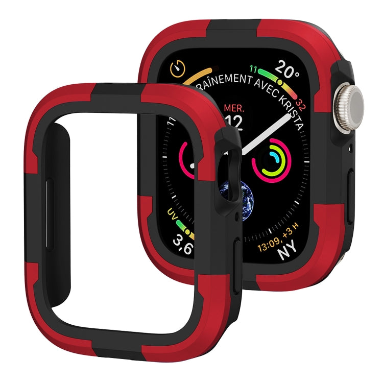 For Apple Watch Series SE 2&6&SE&5&4 40mm Armor Frame Watch Case(Red) by buy2fix