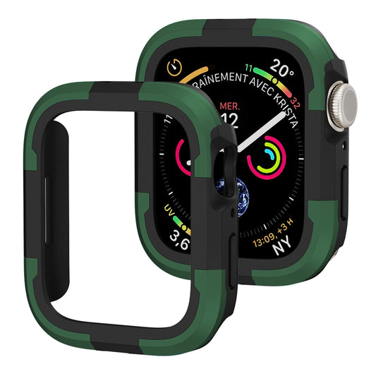 For Apple Watch Series SE 2&6&SE&5&4 40mm Armor Frame Watch Case(Green) by buy2fix
