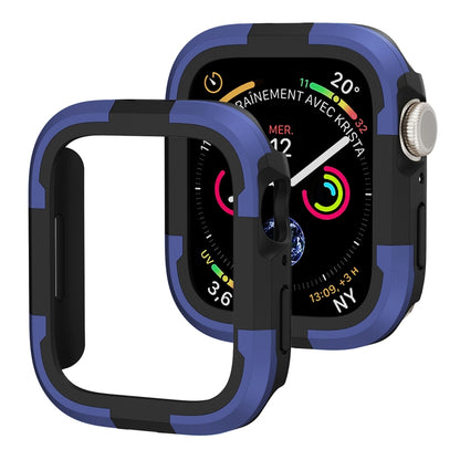 For Apple Watch Series 9 / 8 / 7 41mm Armor Frame Watch Case(Purple) by buy2fix