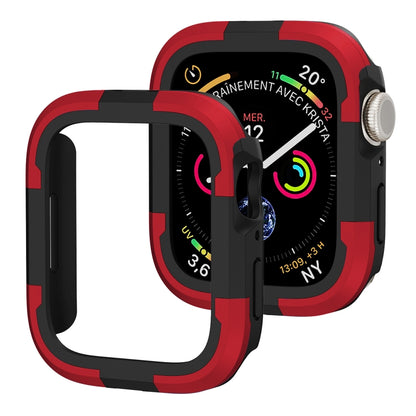For Apple Watch Series 9 / 8 / 7 45mm Armor Frame Watch Case(Red) by buy2fix