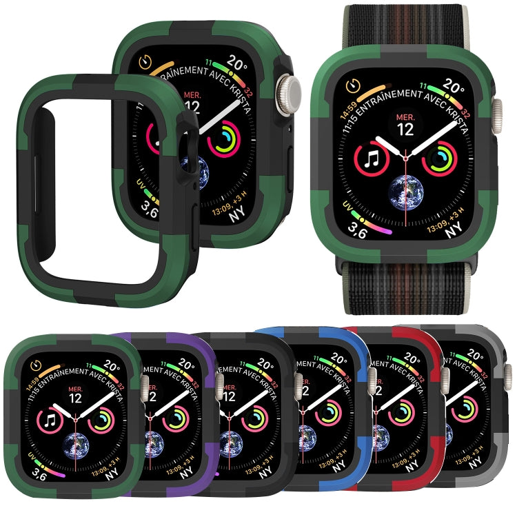 For Apple Watch Series 9 / 8 / 7 45mm Armor Frame Watch Case(Black) by buy2fix