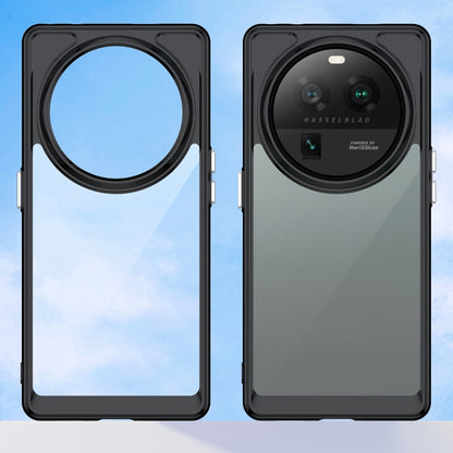 For OPPO Find X6 Pro 5G Colorful Series Acrylic + TPU Phone Case(Black) by buy2fix