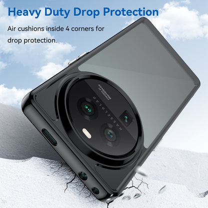 For OPPO Find X6 Pro 5G Colorful Series Acrylic + TPU Phone Case(Black) by buy2fix