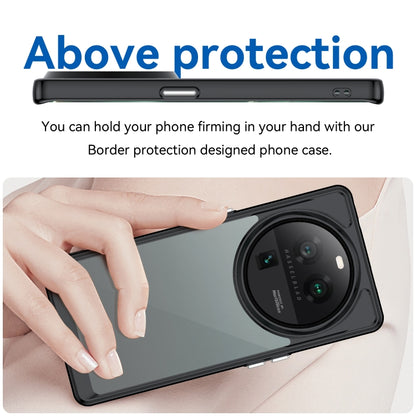 For OPPO Find X6 Pro 5G Colorful Series Acrylic + TPU Phone Case(Black) by buy2fix