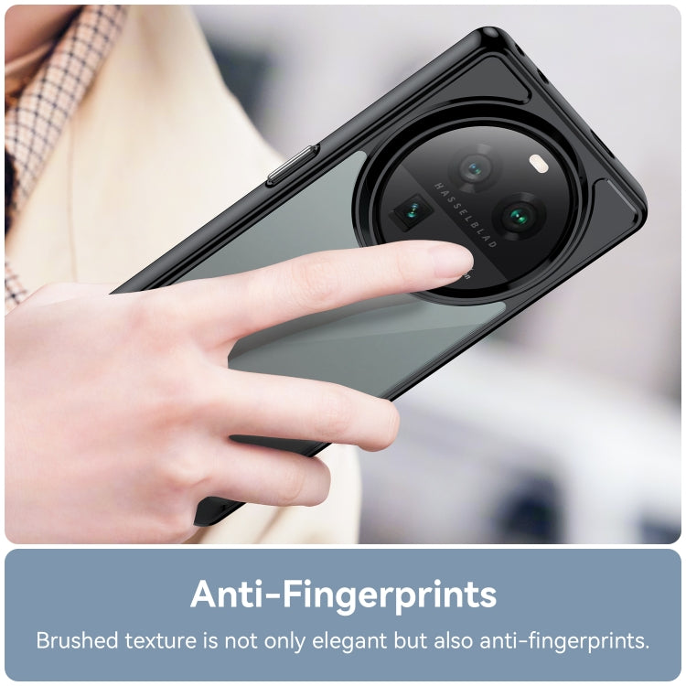 For OPPO Find X6 Pro 5G Colorful Series Acrylic + TPU Phone Case(Black) by buy2fix