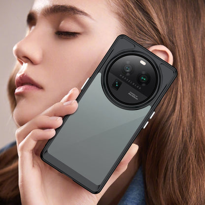 For OPPO Find X6 Pro 5G Colorful Series Acrylic + TPU Phone Case(Black) by buy2fix