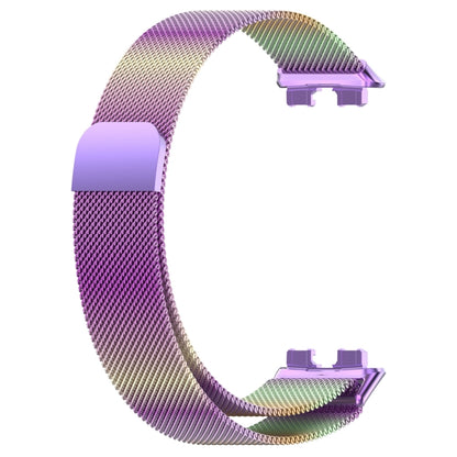 For Huawei Band 10 / 9 / 8 Milanese Metal Watch Band(Colorful) by buy2fix