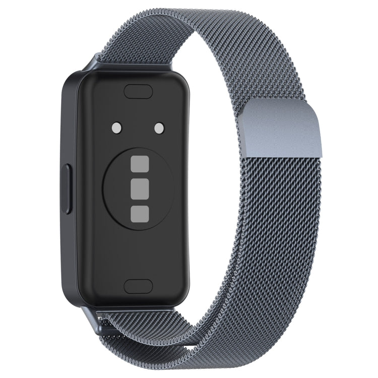 For Huawei Band 10 / 9 / 8 Milanese Metal Watch Band(Space Grey) by buy2fix