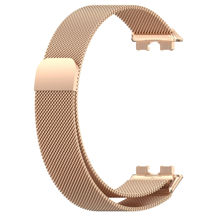 For Huawei Band 10 / 9 / 8 Milanese Metal Watch Band(Rose Gold) by buy2fix