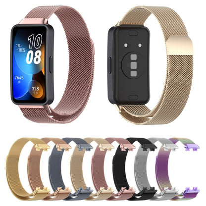 For Huawei Band 10 / 9 / 8 Milanese Metal Watch Band(Space Grey) by buy2fix