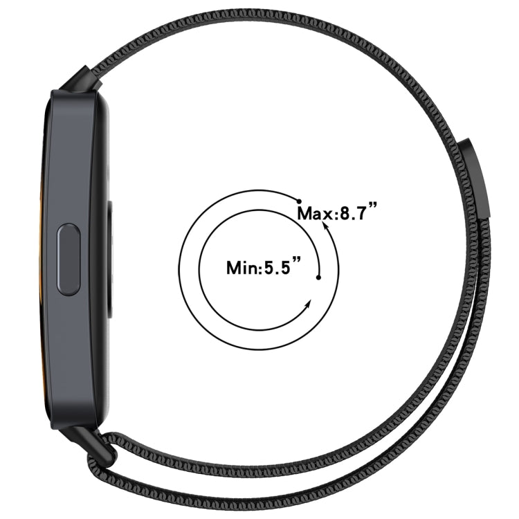 For Huawei Band 10 / 9 / 8 Milanese Metal Watch Band(Rose Gold) by buy2fix