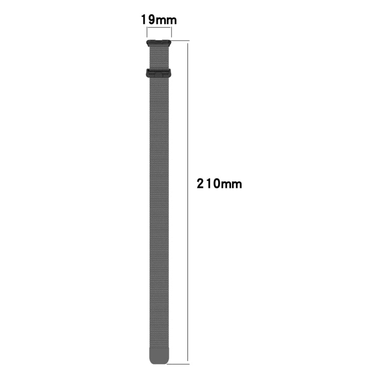 For Huawei Band 10 / 9 / 8 Milanese Metal Watch Band(Space Grey) by buy2fix