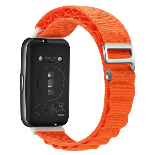 For Huawei Band 7 Loop Nylon Watch Band(Orange) by buy2fix
