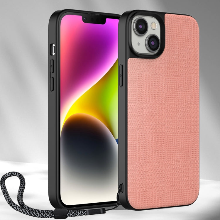 For iPhone 14 ViLi TH Series Shockproof Phone Case with Lanyard(Pink) - iPhone 14 Cases by ViLi | Online Shopping UK | buy2fix