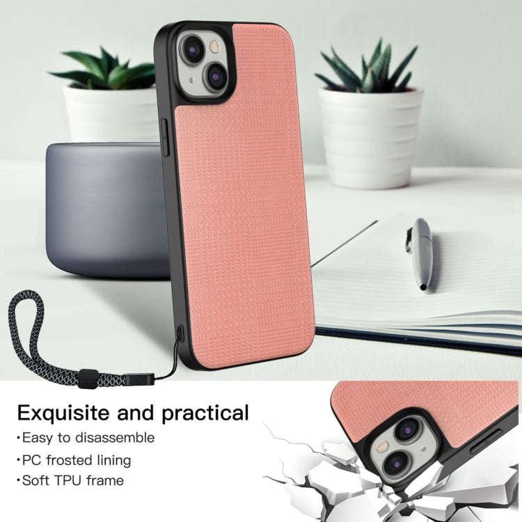 For iPhone 14 ViLi TH Series Shockproof Phone Case with Lanyard(Pink) - iPhone 14 Cases by ViLi | Online Shopping UK | buy2fix
