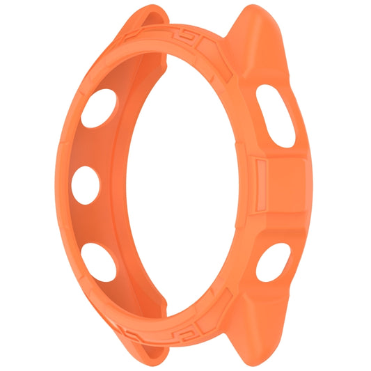 For Garmin Forerunner 265S Armor Hollow Watch Protective Case(Orange) - Watch Cases by buy2fix | Online Shopping UK | buy2fix