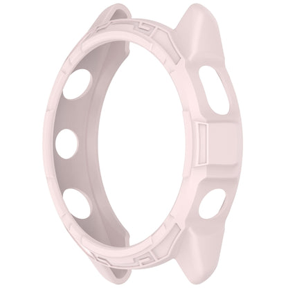 For Garmin Forerunner 265S Armor Hollow Watch Protective Case(Light Pink) - Watch Cases by buy2fix | Online Shopping UK | buy2fix