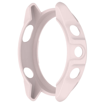For Garmin Forerunner 265S Armor Hollow Watch Protective Case(Light Pink) - Watch Cases by buy2fix | Online Shopping UK | buy2fix