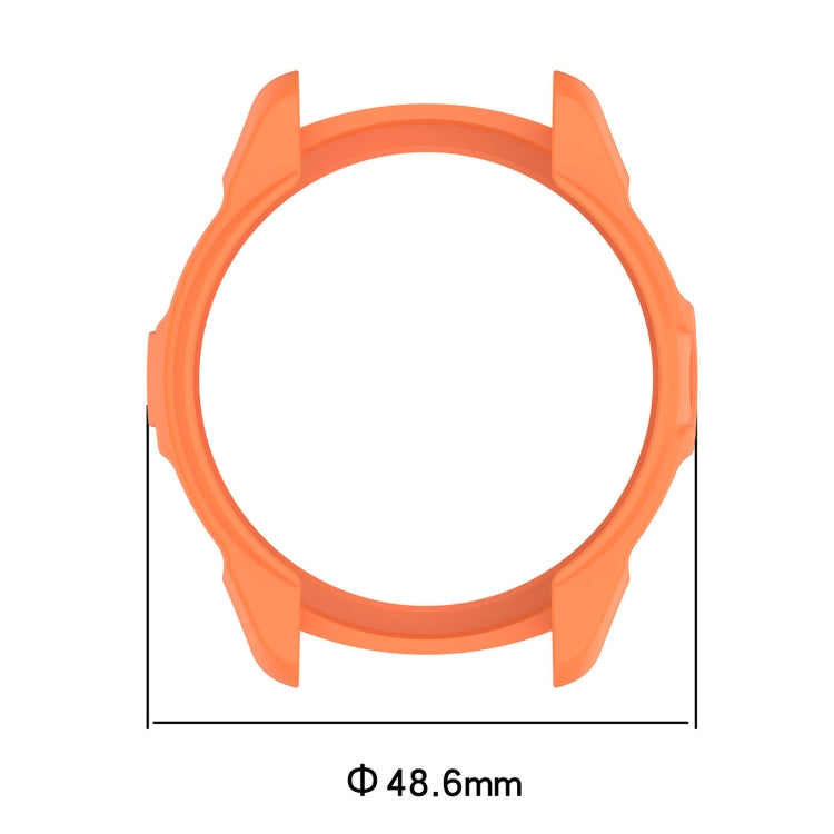 For Garmin Forerunner 265S Armor Hollow Watch Protective Case(Light Pink) - Watch Cases by buy2fix | Online Shopping UK | buy2fix