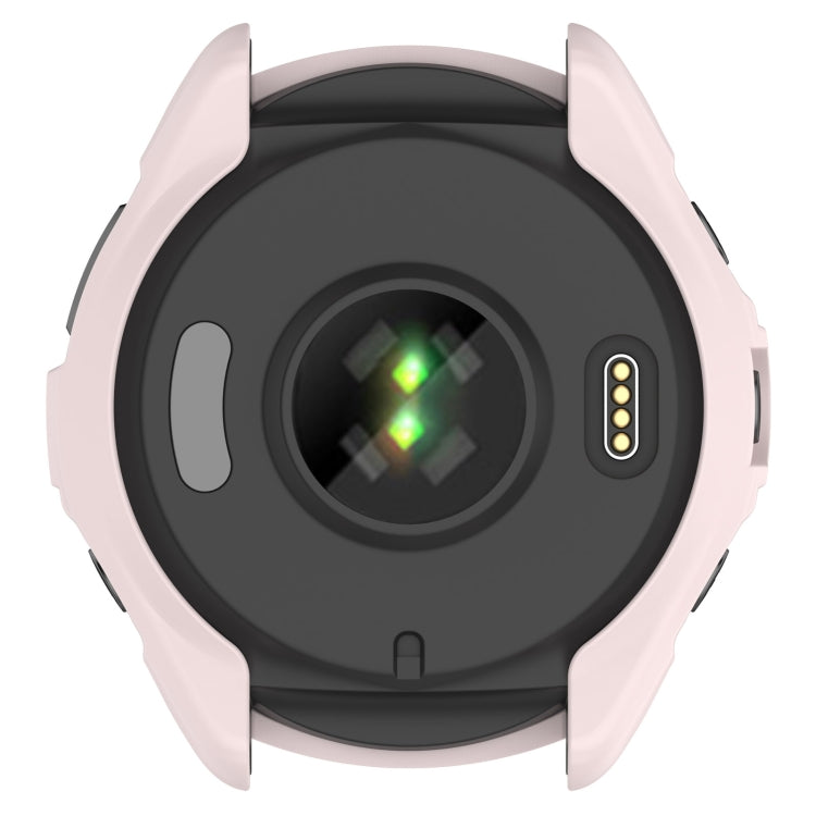 For Garmin Forerunner 965 Armor Hollow Watch Protective Case(Light Pink) - Watch Cases by buy2fix | Online Shopping UK | buy2fix