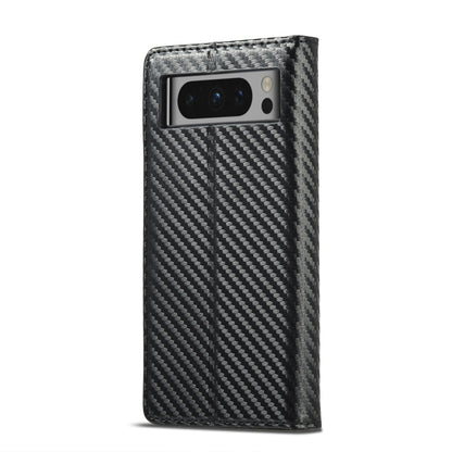 For Google Pixel 8 Pro LC.IMEEKE Carbon Fiber Leather Phone Case(Vertical Black) - Google Cases by LC.IMEEKE | Online Shopping UK | buy2fix