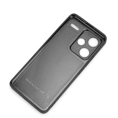 For Xiaomi Redmi Note 13 Pro+ Wristband Leather Back Phone Case(Brown) - Xiaomi Cases by buy2fix | Online Shopping UK | buy2fix