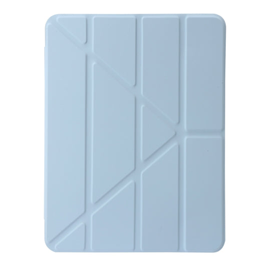 For iPad Pro 12.9 2022 / 2021 / 2020 Clear Acrylic Deformation Leather Tablet Case(Ice Blue) - iPad Pro 12.9 (2022/2021) Cases by buy2fix | Online Shopping UK | buy2fix