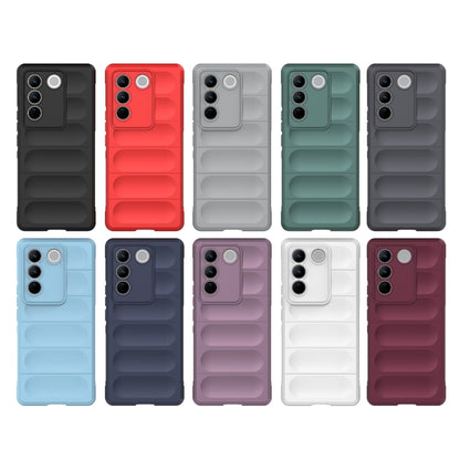 For vivo S16 Pro 5G Magic Shield TPU + Flannel Phone Case(Dark Green) - vivo Cases by buy2fix | Online Shopping UK | buy2fix