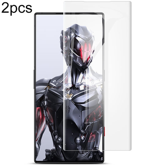 For ZTE nubia Red Magic 8 Pro / 8 Pro+ 2pcs imak Curved Full Screen Hydrogel Film Protector