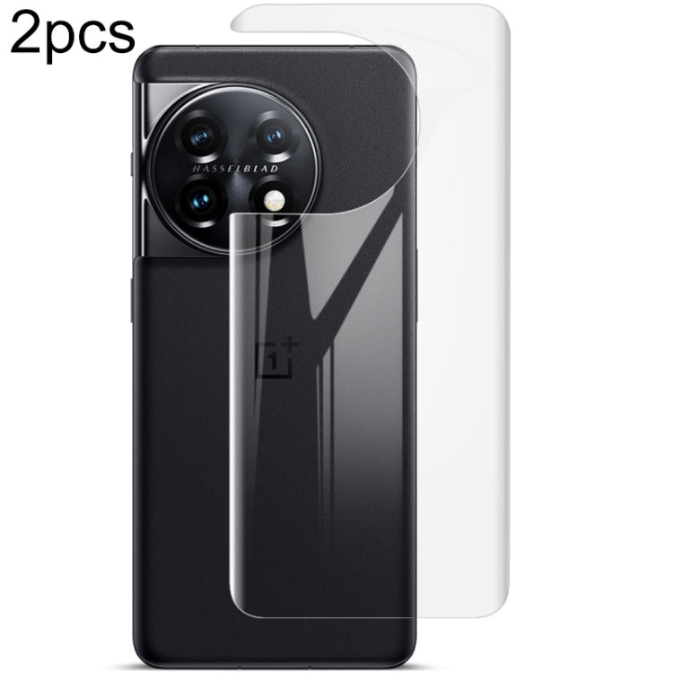 For OnePlus 11 5G 2pcs imak Curved Hydrogel Film Pnone Back Protector by imak