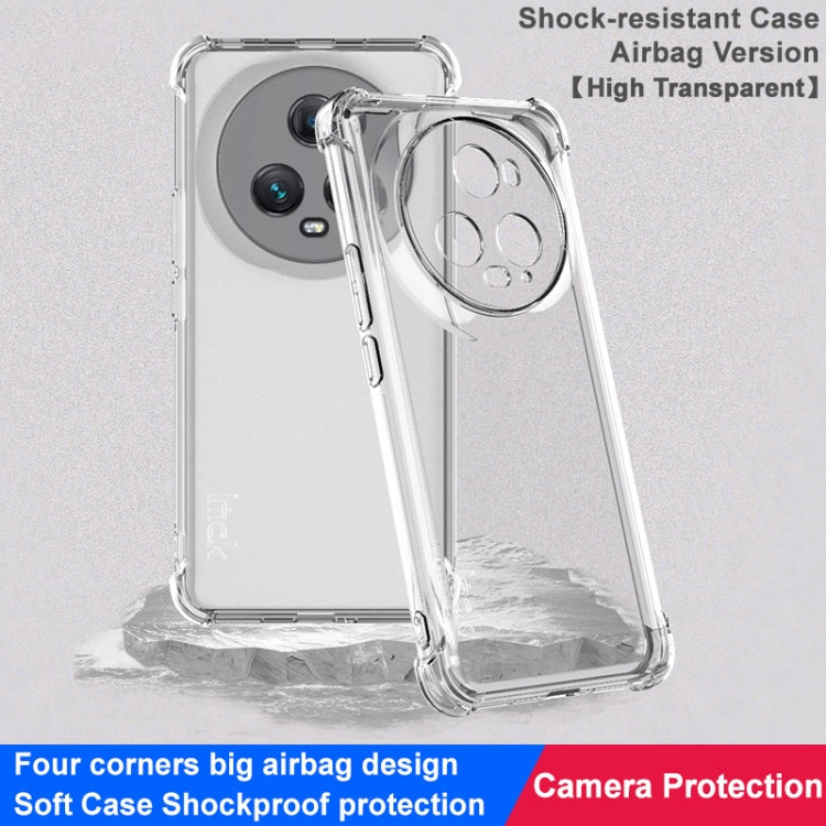 For Honor Magic5 Pro imak Shockproof Airbag TPU Phone Case(Transparent) by imak
