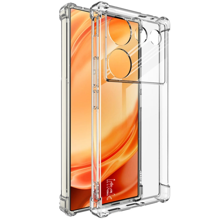 For ZTE nubia Z50 Ultra 5G imak Shockproof Airbag TPU Phone Case(Transparent) by imak