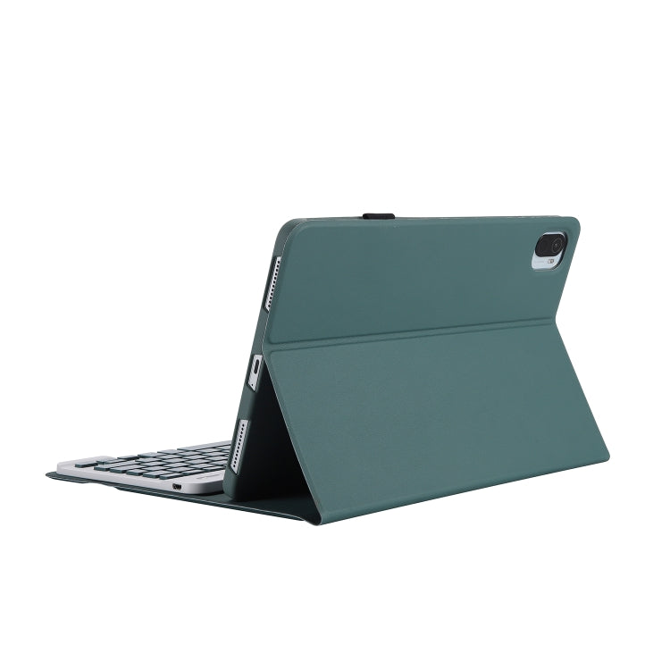 For Xiaomi Pad 6 / Pad 6 Pro A0N7 Lambskin Texture Ultra-thin Bluetooth Keyboard Leather Case(Dark Green) - Xiaomi Keyboard by buy2fix | Online Shopping UK | buy2fix